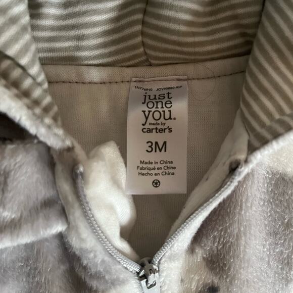 Carters Baby fleece jumpsuit - Picture 4 of 5